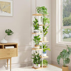 Bamworld Plant Stand 7 Tier Tall Shelf - Image 3