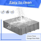 Barydat 72 Pcs 12x12 Garage Floor Tiles Interlocking Drainage - Image 4