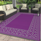 GENIMO Outdoor Rug, Waterproof Plastic Rugs by GENIMO