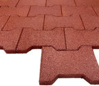 Playsafer Rubber Garden Pavers ¾” Thick Interlocking Safety Tiles - Image 6