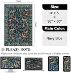 DUKINO 3x5 Rug, Washable Animal Area Rug - Image 2