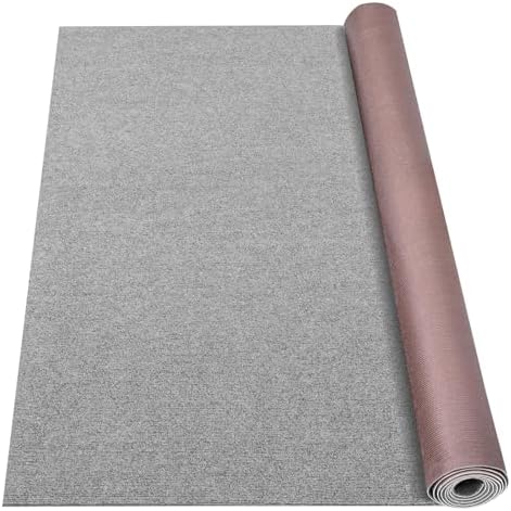 Grefinity Marine Carpet, 5 FT x 20 FT Gray Indoor Outdoor Carpet by Grefinity