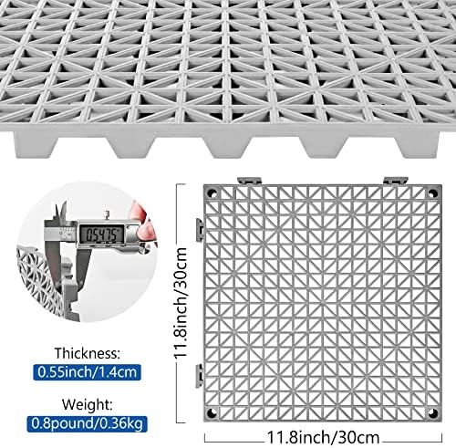 ToLanbbt Modular Interlocking Cushion 12P 11.8" x 11.8" Interlocking Rubber - Image 2