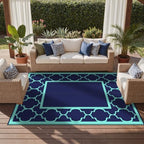 GENIMO Outdoor Rug, Waterproof Plastic Rugs - Image 5