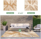 GENIMO Outdoor Rug, Waterproof Plastic Rugs - Image 2
