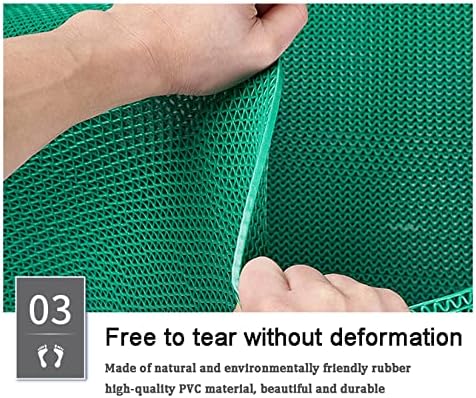 Drainage Non Slip Floor Mats Wet Area Commercial Mesh Rubber Flooring Mat - Image 5