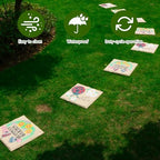 4Pcs Large Stepping Stones Outdoor Garden Walkway, Durable Plastic Pavers - Image 4