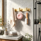Wall Mounted Coat Rack-3 Hooks, Heavy Duty Stainless Steel Wall Hooks - Image 5