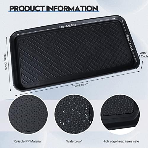 6 Pcs PET Boot Tray Waterproof Shoe Mat Tray - Image 2