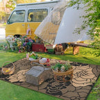 GENIMO Outdoor Rug, Waterproof Plastic Rugs - Image 3
