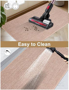 Indoor Door Mat 17"x30", Reusable Non-Slip Self-Adhesive Backing - Image 4