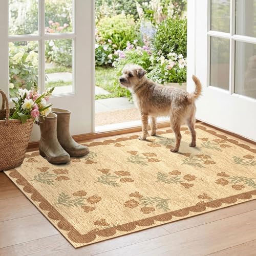 Floral Outdoor Rug by Othilic