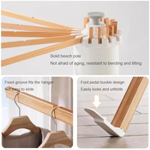 Tripod Clothes Drying Rack Foldable Laundry Drying Rack - Image 4