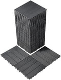 VEVOR 36 sq. ft Plastic Interlocking Deck Tiles, 36 Pack, Patio Floor Decking by VEVOR