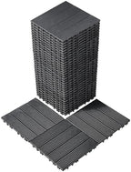 VEVOR 36 sq. ft Plastic Interlocking Deck Tiles, 36 Pack, Patio Floor Decking by VEVOR