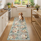 DUKINO 2x6 Runner Rug, Floral Washable Rug - Image 5