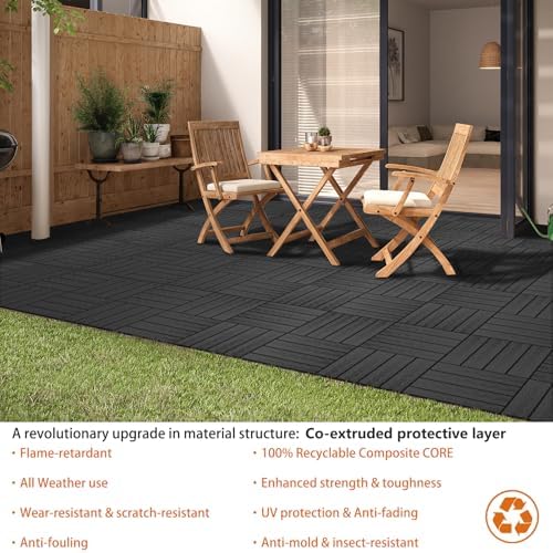 Polymer Interlocking Composite Deck Tiles Outdoor - Image 6