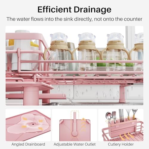 SNTD Expandable Dish Drying Rack - Image 6