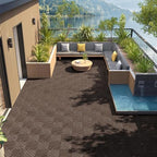Yaheetech 27PCS Interlocking Deck Tiles Outdoor Patio Flooring - Image 3