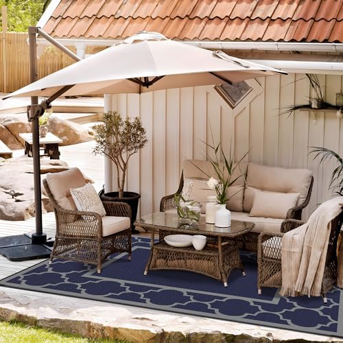 GENIMO Outdoor Rug, Waterproof Plastic Rugs - Image 2