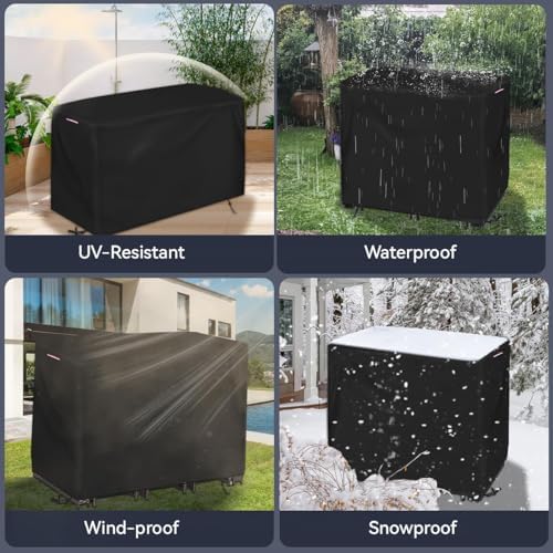 Outdoor Bar Table Set Cover Waterproof - Image 7