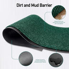 LuxUrux Striped Green Door Mat - Image 3
