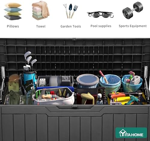 YITAHOME 80 Gallon Outdoor Storage Box - Image 4