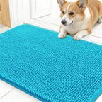 OLANLY Dog Door Mat for Muddy Paws 30x17, Super Absorbent Chenille Mud Mat by OLANLY
