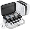 Proijeut Card Deck Box with Portable Case, 6 Pack Clear Commander Deck Box with by PROijeut