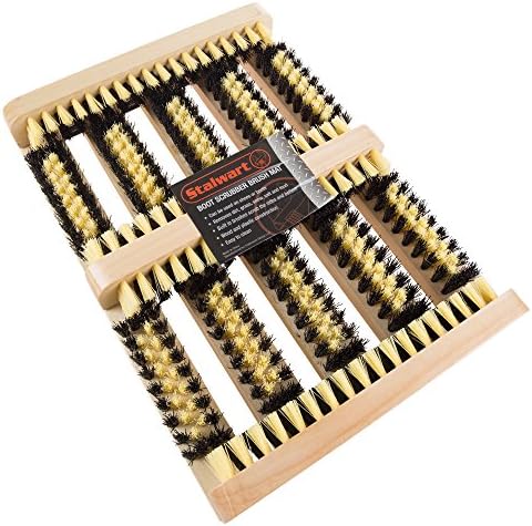Stalwart Boot and Shoe Cleaner Scrubber Brush Scraper Mat by Stalwart
