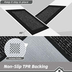 BEQHAUSE Indoor Door Mat 20" x 32", Dirt Trapper Door Mats - Image 4