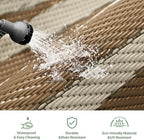 GENIMO Outdoor Rug, Waterproof Plastic Rugs - Image 5