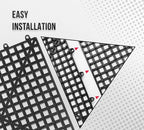 12 Pack 12"x12" 1/2" Thick Non Slip Interlocking Self Drainage Tiles - Image 4