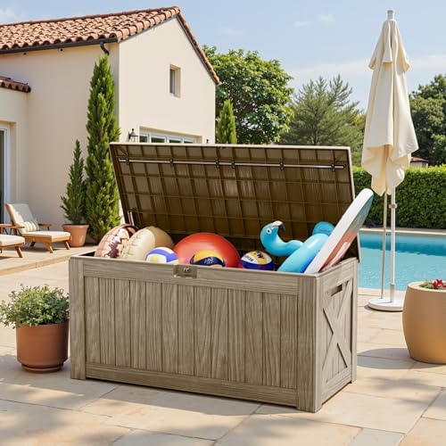 Greesum Outdoor Storage Box 120 Gallon Storage Bin - Image 6