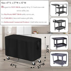 Grill Table Cover 47" for PARGRILL Three-Shelf Outdoor Grill Table - Image 2