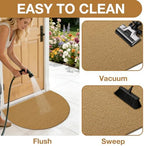 OLANLY Half Circle Door Mat 30x17, Low Profile Doormat - Image 6
