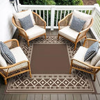 GENIMO Outdoor Rug, Waterproof Plastic Rugs - Image 5