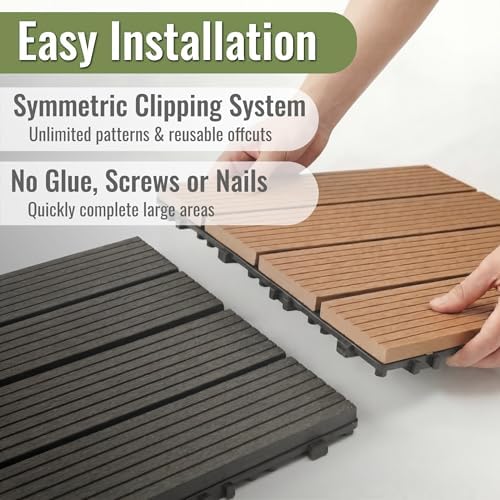 DECKO Artificial Grass Interlocking Deck Tiles - Image 3
