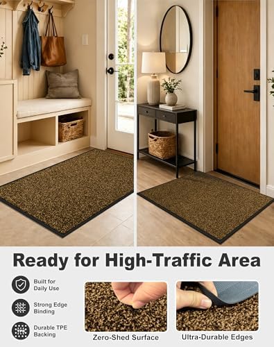 Mibao Super Absorbent Front Door Mat, Non-Slip Washable Indoor Doormats - Image 6