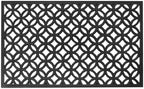 Lattice Links Rubber Doormat by Unknown