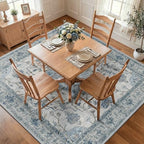 RELEANY Washable Area Rug, Square 7'x7' by RELEANY