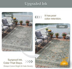 GENIMO 8x10 Outdoor Rug, Washable Quick Dry - Image 5