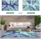 GENIMO Outdoor Rug, Waterproof Plastic Rugs - Image 2