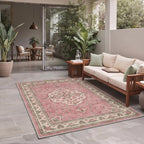GENIMO 8x10 Outdoor Rug, Washable Quick Dry - Image 3
