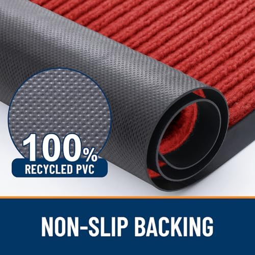 OLANLY 2-Pack Front Door Mats 35x23, Waterproof Heavy-Duty Doormats - Image 3