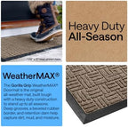 GORILLA GRIP WeatherMAX Door Mat, Indoor Outdoor Use - Image 3