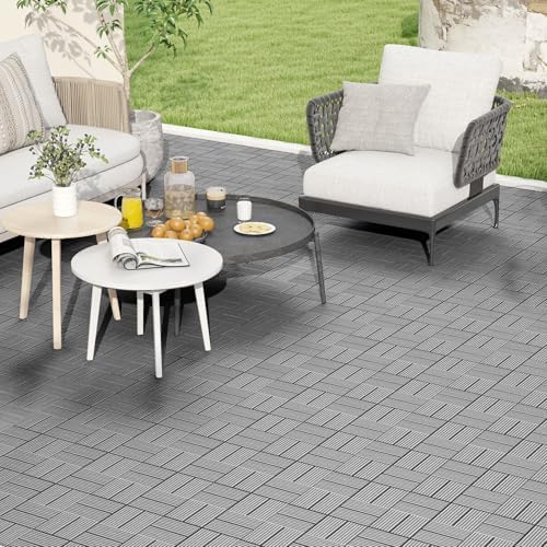 GIANTEX 36 PCS Interlocking Deck Tiles - Image 3