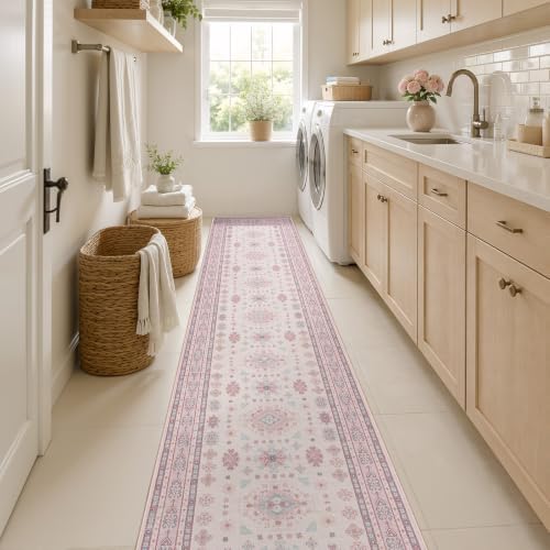 2x12 Runner Rug Washable Non Slip Boho Floor Mat - Image 5