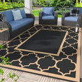 GENIMO Outdoor Rug, Waterproof Plastic Rugs by GENIMO