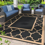 GENIMO Outdoor Rug, Waterproof Plastic Rugs by GENIMO